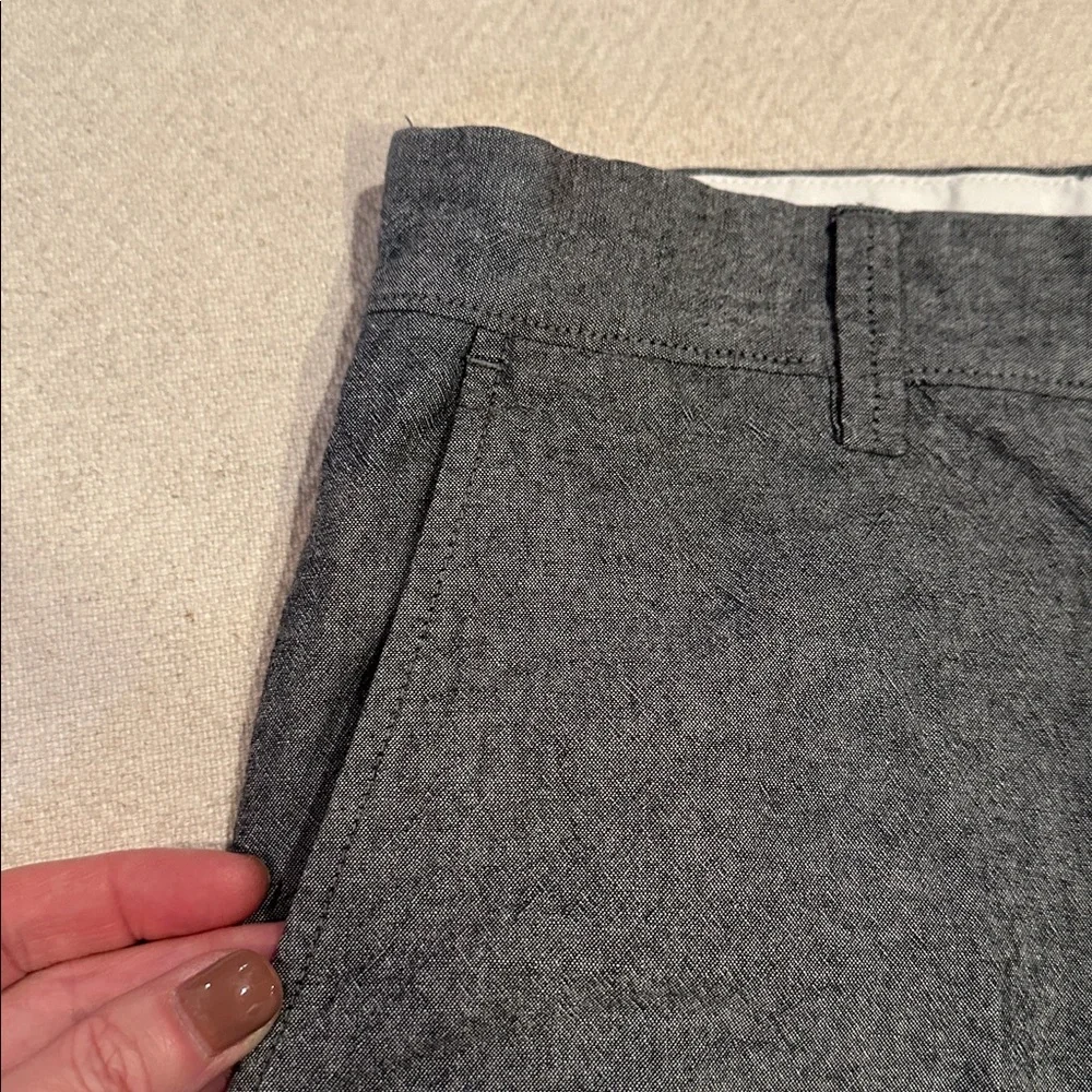 J. Crew Charcoal Flat Front Shorts 30